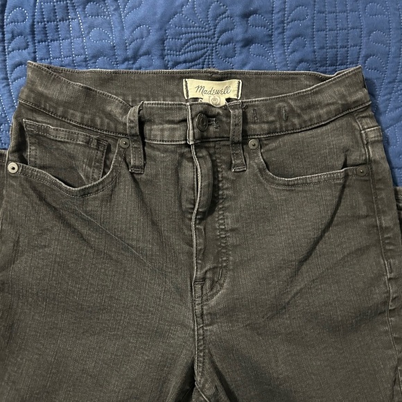 Madewell Black Skinny Flare Jeans - Picture 5 of 9